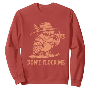 Funny Bird Watching Detective Birdwatcher Sweatshirt Dont Flock Me