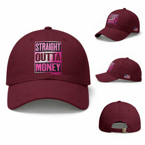 Funny Girl Dad Life Baseball Cap Broke Dad Out Of Money