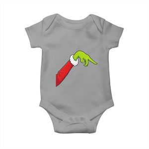 Funny Green Hand Basketball Pointing Meme Baby Onesie Christmas Holiday Gift