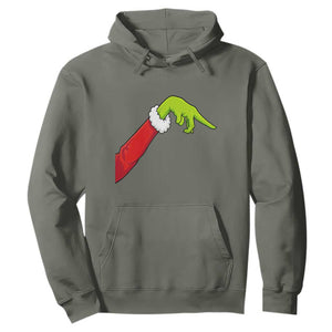 Funny Green Hand Basketball Pointing Meme Hoodie Christmas Holiday Gift