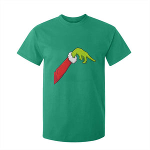 Funny Green Hand Basketball Pointing Meme T Shirt For Kid Christmas Holiday Gift