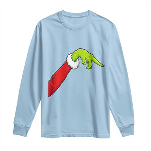 Funny Green Hand Basketball Pointing Meme Long Sleeve Shirt Christmas Holiday Gift