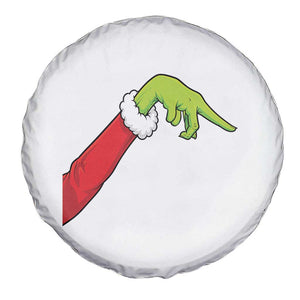 Funny Green Hand Basketball Pointing Meme Spare Tire Cover Christmas Holiday Gift