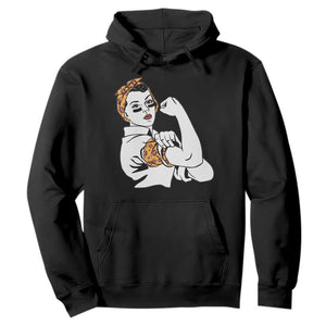 We Can Do It Game Day Hoodie Rosie The Riveter Strong Woman Football Fan