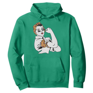 We Can Do It Game Day Hoodie Rosie The Riveter Strong Woman Football Fan