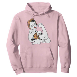 We Can Do It Game Day Hoodie Rosie The Riveter Strong Woman Football Fan