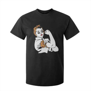 We Can Do It Game Day T Shirt For Kid Rosie The Riveter Strong Woman Football Fan