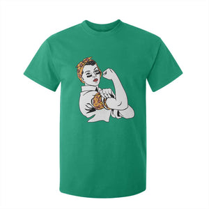 We Can Do It Game Day T Shirt For Kid Rosie The Riveter Strong Woman Football Fan
