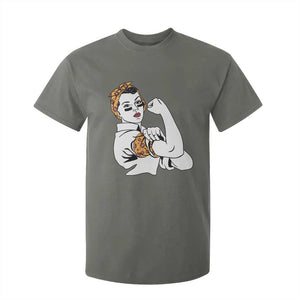 We Can Do It Game Day T Shirt For Kid Rosie The Riveter Strong Woman Football Fan