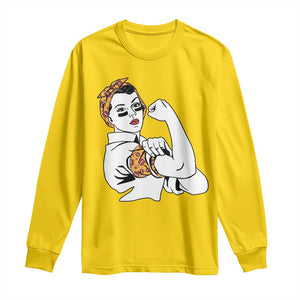 We Can Do It Game Day Long Sleeve Shirt Rosie The Riveter Strong Woman Football Fan