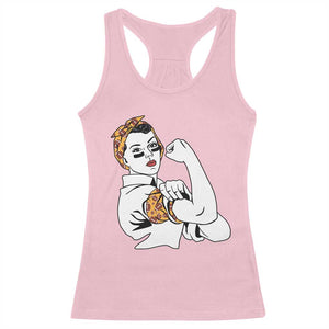 We Can Do It Game Day Racerback Tank Top Rosie The Riveter Strong Woman Football Fan