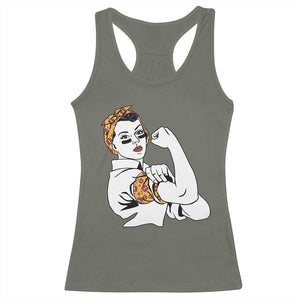 We Can Do It Game Day Racerback Tank Top Rosie The Riveter Strong Woman Football Fan