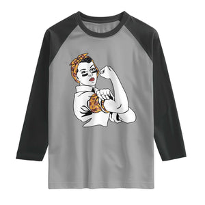 We Can Do It Game Day Raglan Shirt Rosie The Riveter Strong Woman Football Fan