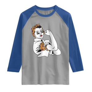 We Can Do It Game Day Raglan Shirt Rosie The Riveter Strong Woman Football Fan