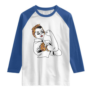 We Can Do It Game Day Raglan Shirt Rosie The Riveter Strong Woman Football Fan