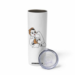 We Can Do It Game Day Skinny Tumbler Rosie The Riveter Strong Woman Football Fan
