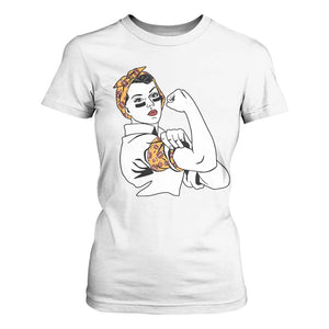 We Can Do It Game Day T Shirt For Women Rosie The Riveter Strong Woman Football Fan