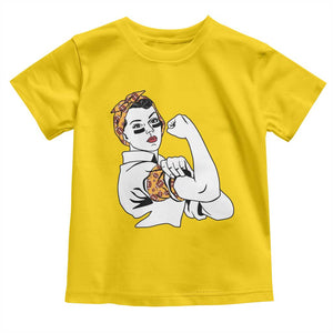 We Can Do It Game Day Toddler T Shirt Rosie The Riveter Strong Woman Football Fan
