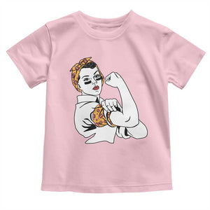 We Can Do It Game Day Toddler T Shirt Rosie The Riveter Strong Woman Football Fan