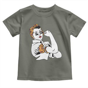 We Can Do It Game Day Toddler T Shirt Rosie The Riveter Strong Woman Football Fan