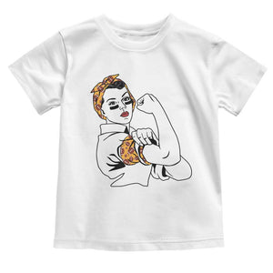 We Can Do It Game Day Toddler T Shirt Rosie The Riveter Strong Woman Football Fan