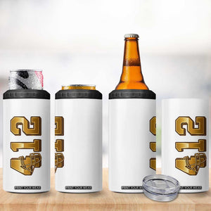 Vintage Pittsburgh City Skyline Crest 4 in 1 Can Cooler Tumbler Game Day Fan Pride