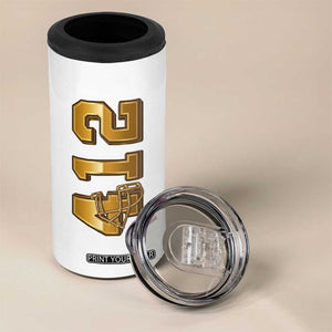 Vintage Pittsburgh City Skyline Crest 4 in 1 Can Cooler Tumbler Game Day Fan Pride