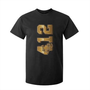 Vintage Pittsburgh City Skyline Crest T Shirt For Kid Game Day Fan Pride