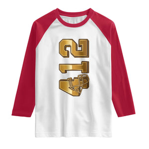 Vintage Pittsburgh City Skyline Crest Raglan Shirt Game Day Fan Pride
