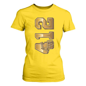 Vintage Pittsburgh City Skyline Crest T Shirt For Women Game Day Fan Pride