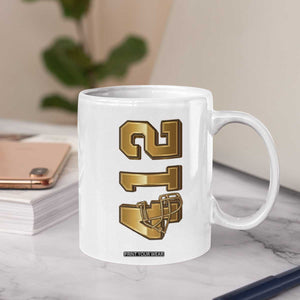 Vintage Pittsburgh City Skyline Crest Coffee Mug Game Day Fan Pride