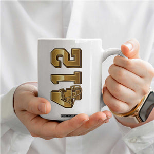 Vintage Pittsburgh City Skyline Crest Coffee Mug Game Day Fan Pride