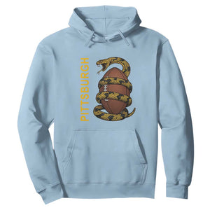 Vintage Black And Gold Rattlesnake Hoodie Pittsburgh Sports Fan