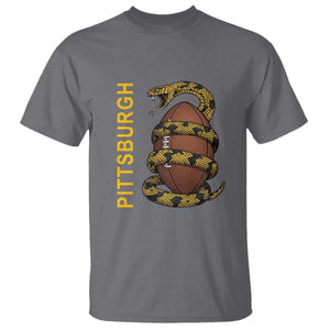 Vintage Black And Gold Rattlesnake T Shirt Pittsburgh Sports Fan