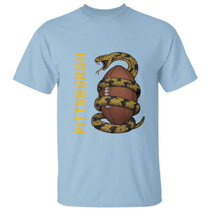 Vintage Black And Gold Rattlesnake T Shirt Pittsburgh Sports Fan