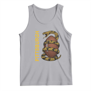 Vintage Black And Gold Rattlesnake Tank Top Pittsburgh Sports Fan
