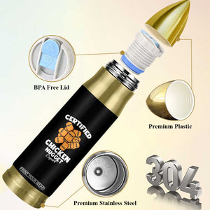 Funny Food Lover Gift Bullet Tumbler Certified Chicken Nugget Expert TS12 Print Your Wear