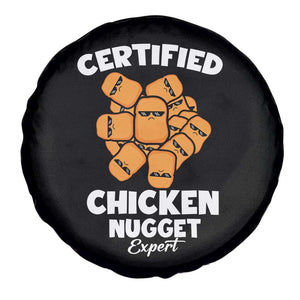 Funny Food Lover Gift Spare Tire Cover Certified Chicken Nugget Expert TS12 Print Your Wear
