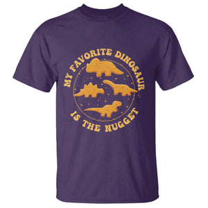 My Favorite Dinosaur Is The Nugget T Shirt Funny Food Lover Gift TS12 Purple Print Your Wear