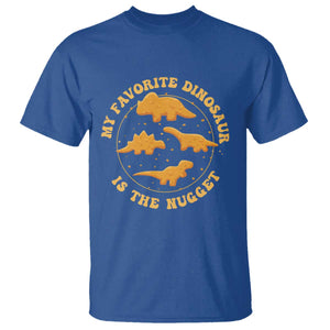My Favorite Dinosaur Is The Nugget T Shirt Funny Food Lover Gift TS12 Royal Blue Print Your Wear