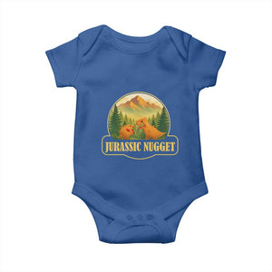 Jurassic Nugget World Dino Baby Onesie Nugget Lover Gift TS12 Royal Blue Print Your Wear