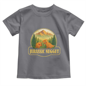 Jurassic Nugget World Dino Toddler T Shirt Nugget Lover Gift TS12 Charcoal Print Your Wear