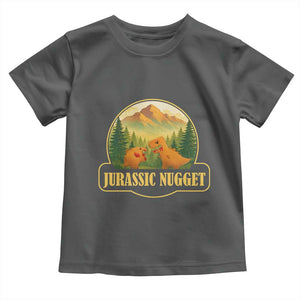 Jurassic Nugget World Dino Toddler T Shirt Nugget Lover Gift TS12 Dark Heather Print Your Wear