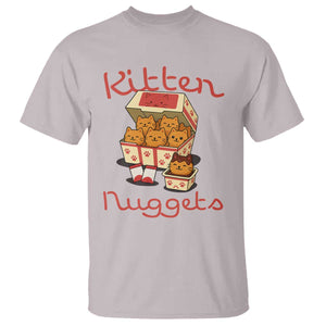Kitten Nuggets T Shirt Funny Cat Lover Gift TS12 Ice Gray Print Your Wear
