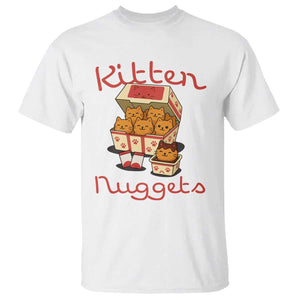 Kitten Nuggets T Shirt Funny Cat Lover Gift TS12 White Print Your Wear