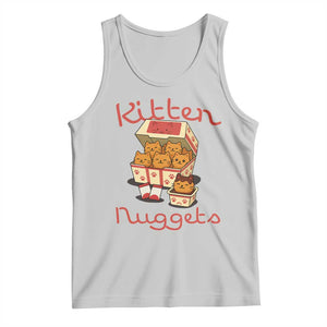 Kitten Nuggets Tank Top Funny Cat Lover Gift TS12 Ash Print Your Wear