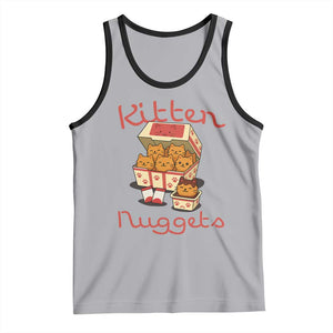 Kitten Nuggets Tank Top Funny Cat Lover Gift TS12 Athletic Heather Black Print Your Wear