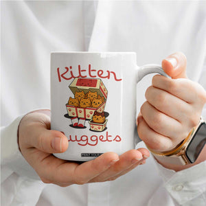 Kitten Nuggets Coffee Mug Funny Cat Lover Gift TS12 Print Your Wear