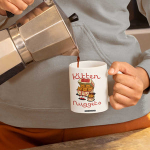 Kitten Nuggets Coffee Mug Funny Cat Lover Gift TS12 Print Your Wear
