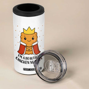 I'm A Beautiful Chicken Nugget 4 in 1 Can Cooler Tumbler Food Humor Gift TS12 Print Your Wear